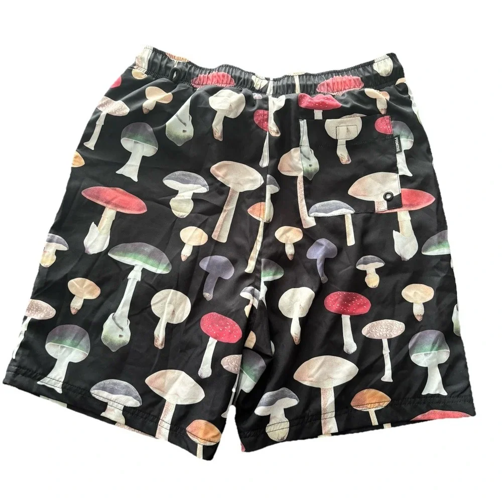 Primitive Ashbury Boardshorts Mushrooms Print Size Medium